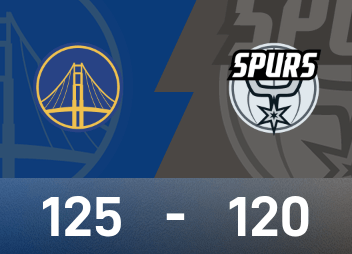 Relatório de batalha da NBA: Curry marca 46 pontos, Wenban marca um triplo-duplo, Warriors 125-120 Spurs