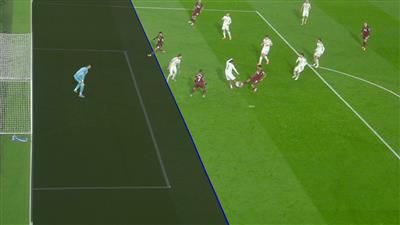 A explicação oficial da Premier League foi que o gol de Paquetá foi anulado: o impedimento semiautomático funcionou mal e a linha só pôde ser marcada manualmente
