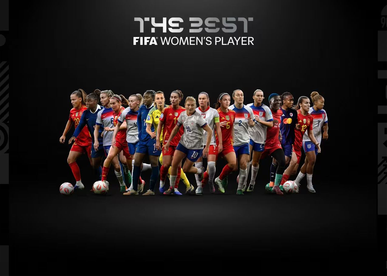 Nomeadas para Jogadora do Ano da FIFA: Bonmarty e Lauren James incluídas