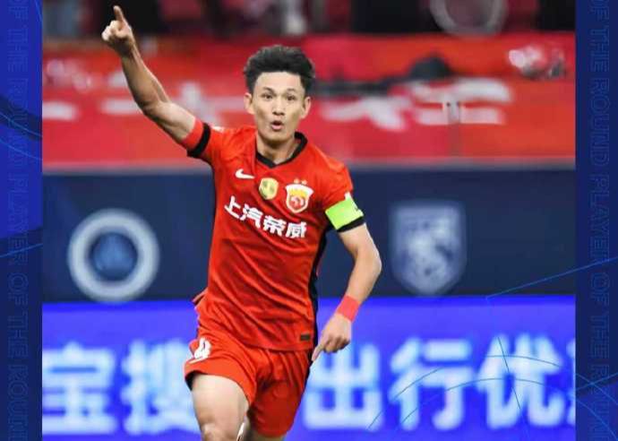 Oficial da Superliga Chinesa: Wang Shenchao foi eleito o melhor jogador da 29ª rodada do campeonato