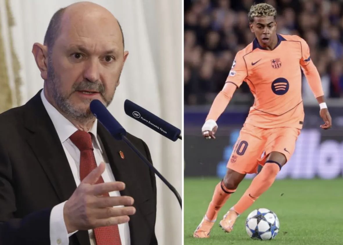 Presidente da Federação Espanhola de Futebol: Yamal é um jogador calmo e a impressão que tenho ao comunicar com ele é excelente