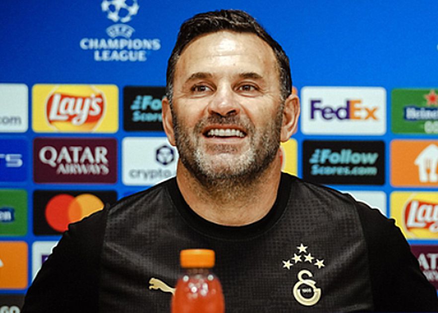 Treinador do Galatasaray: Ele não vai subestimar o adversário por causa da sua classificação e nunca manterá o empate se conseguir vencer.